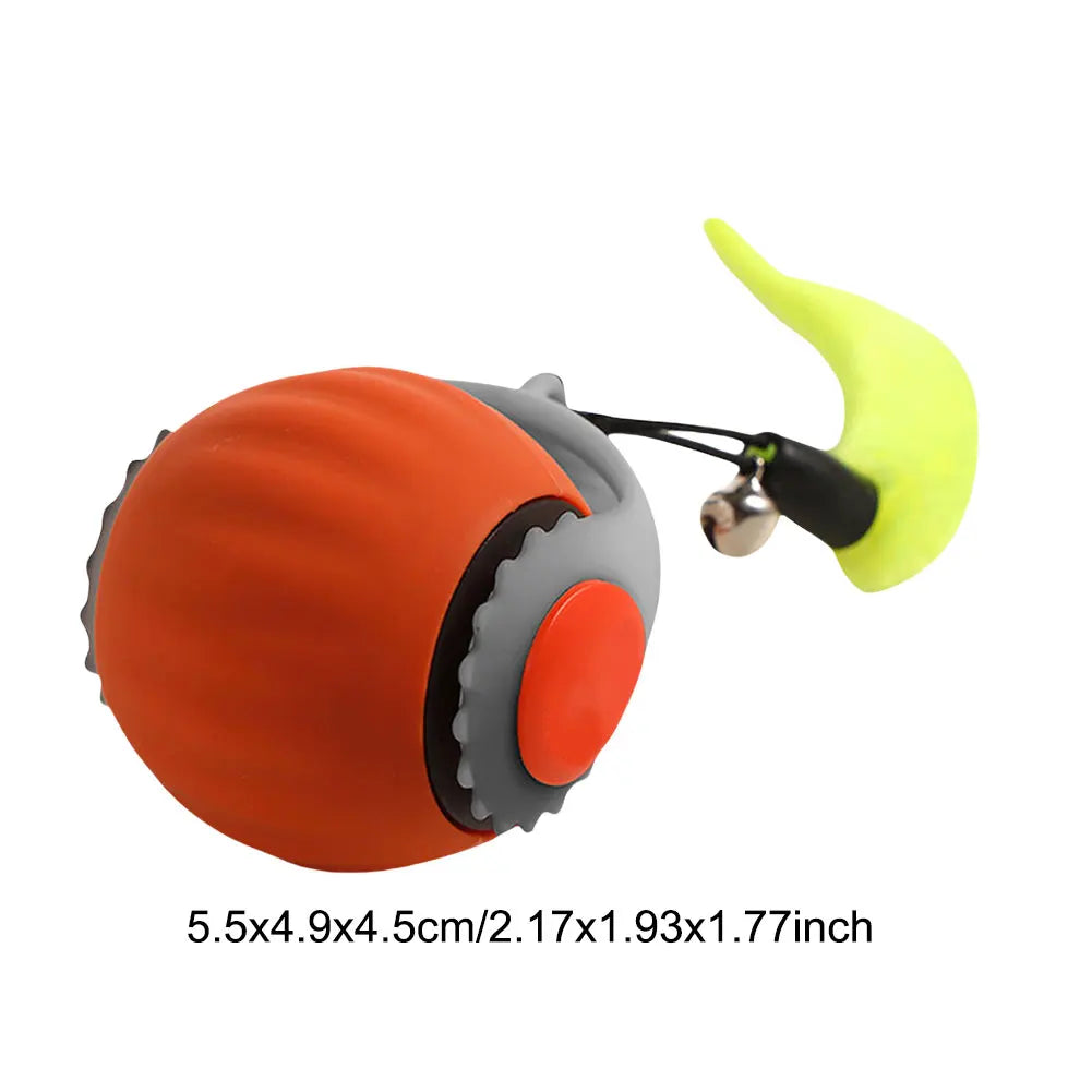 Interactive Cat Toy Ball – USB Rechargeable Automatic Rolling Self-Rotating Ball, Anti-Depression Toy for Indoor Cats