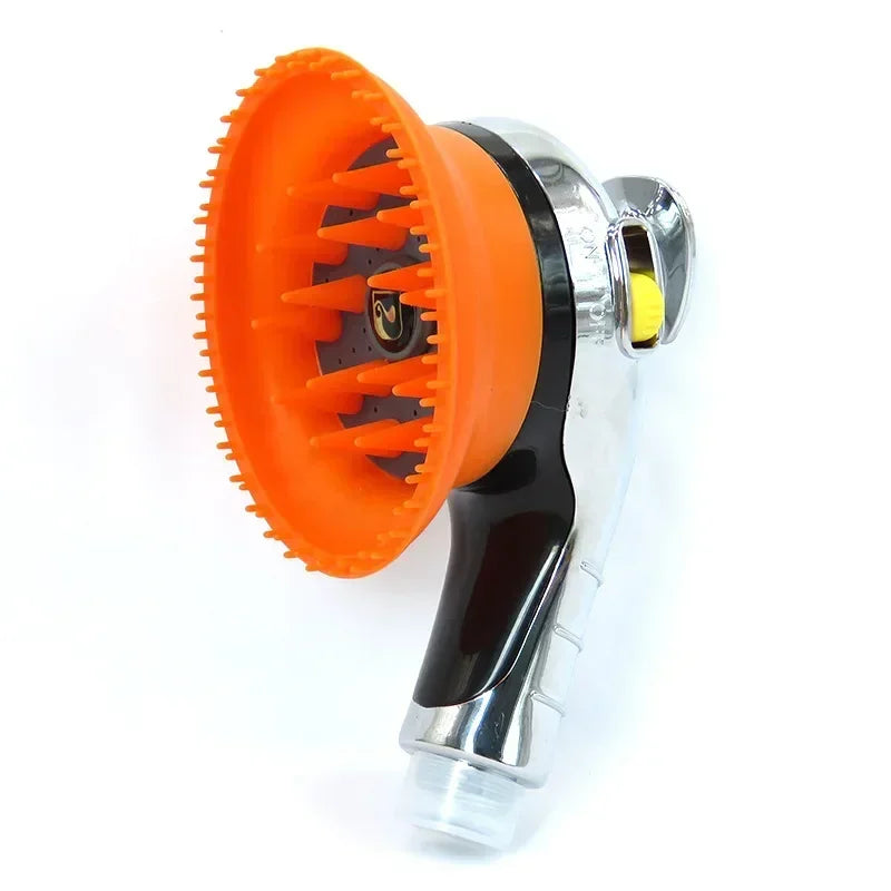Pet Shower Head Bath Brush – 2-in-1 Dog & Cat Massage Comb with Water Sprinkler for Easy Grooming & Washing