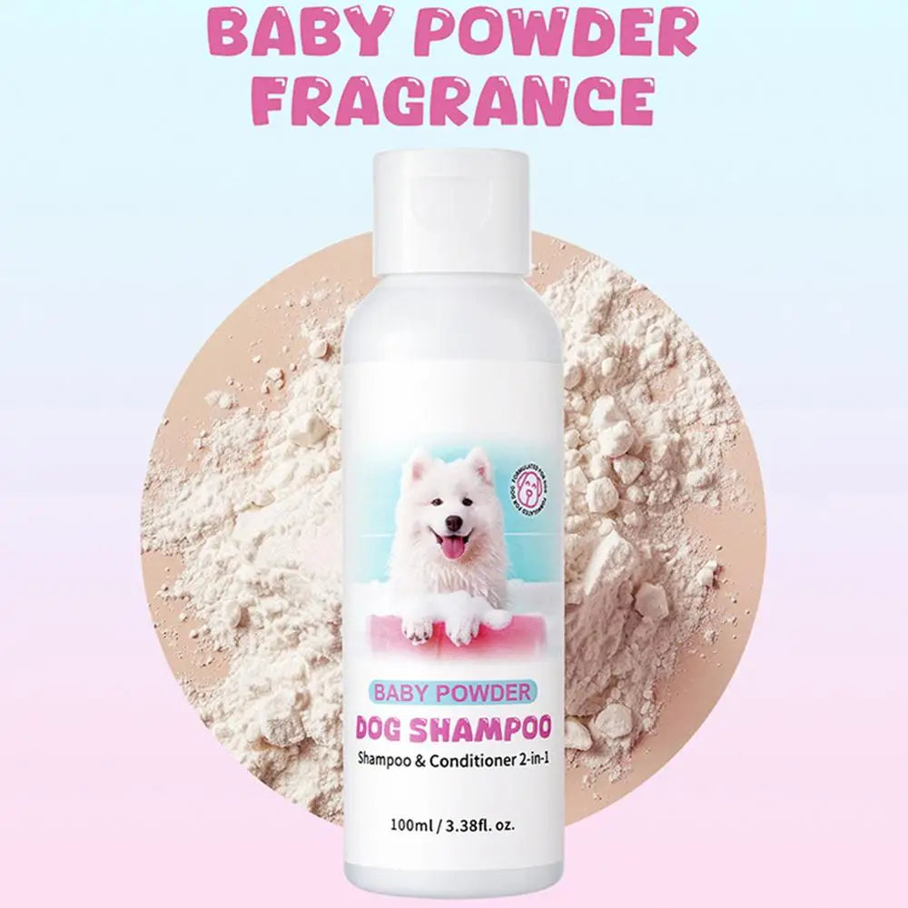 2-in-1 Dog Shampoo & Conditioner – Odor Remover for Puppies | Rich Foam & Long-Lasting Fragrance | Gentle All-in-One Pet Wash