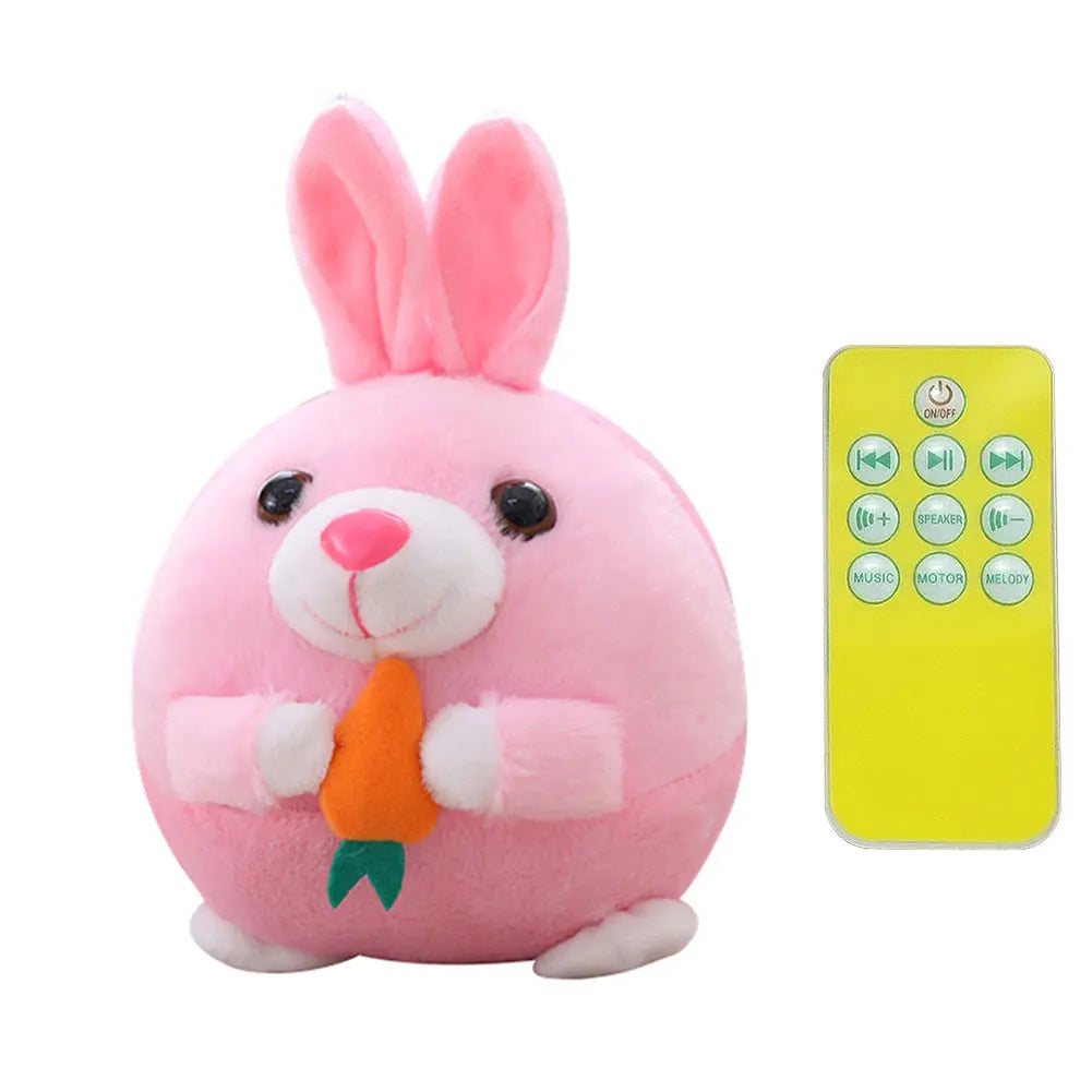 Cartoon Pig Plush Toy – USB Rechargeable Moving Dog & Cat Toy
