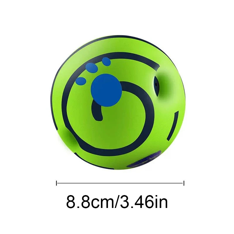 Wobble Wag Giggle Ball – Interactive Dog Toy with Fun Giggle Sounds for All Breeds (As Seen On TV)