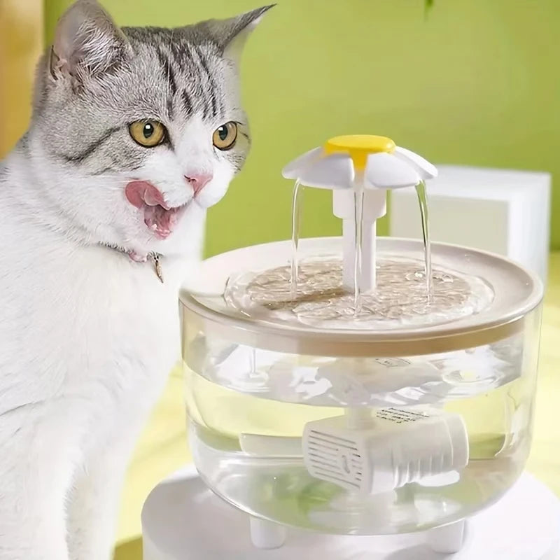 Automatic Pet Water Fountain – USB Electric Silent Cat & Dog Drinking Dispenser with Filter