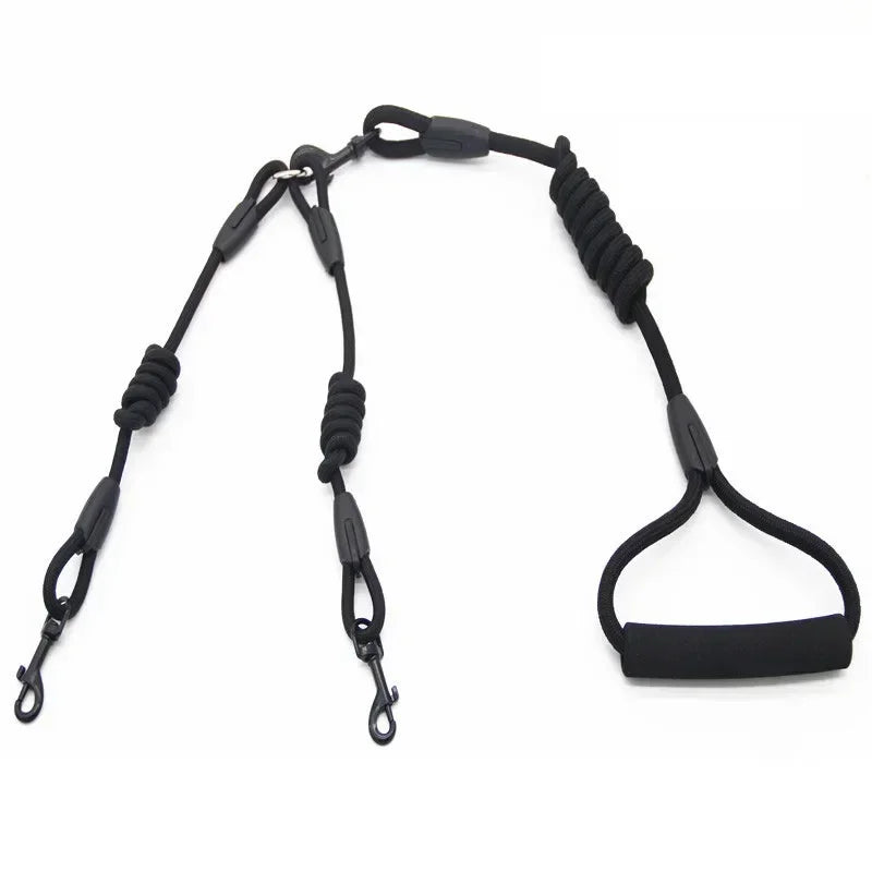 Double Dog Leash Coupler – No-Tangle Nylon Lead for Small Dogs Like Chihuahuas