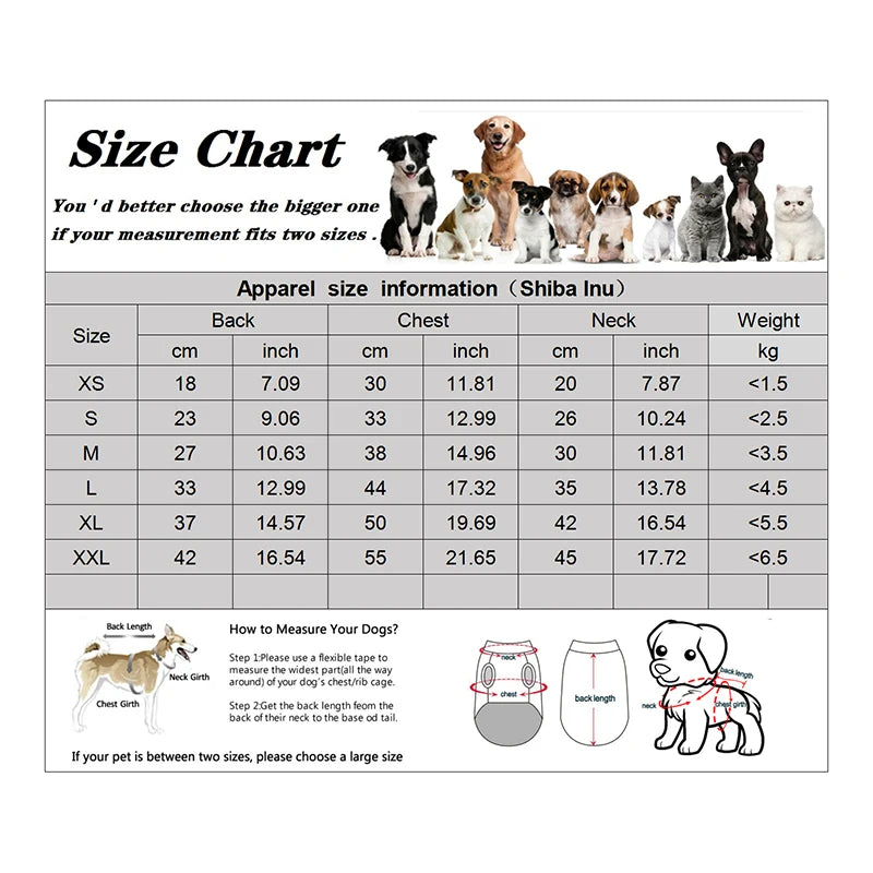 Winter Dog Coat Jacket – Thickened Warm Hoodie for Small & Medium Dogs (Chihuahua, Yorkies, etc.)