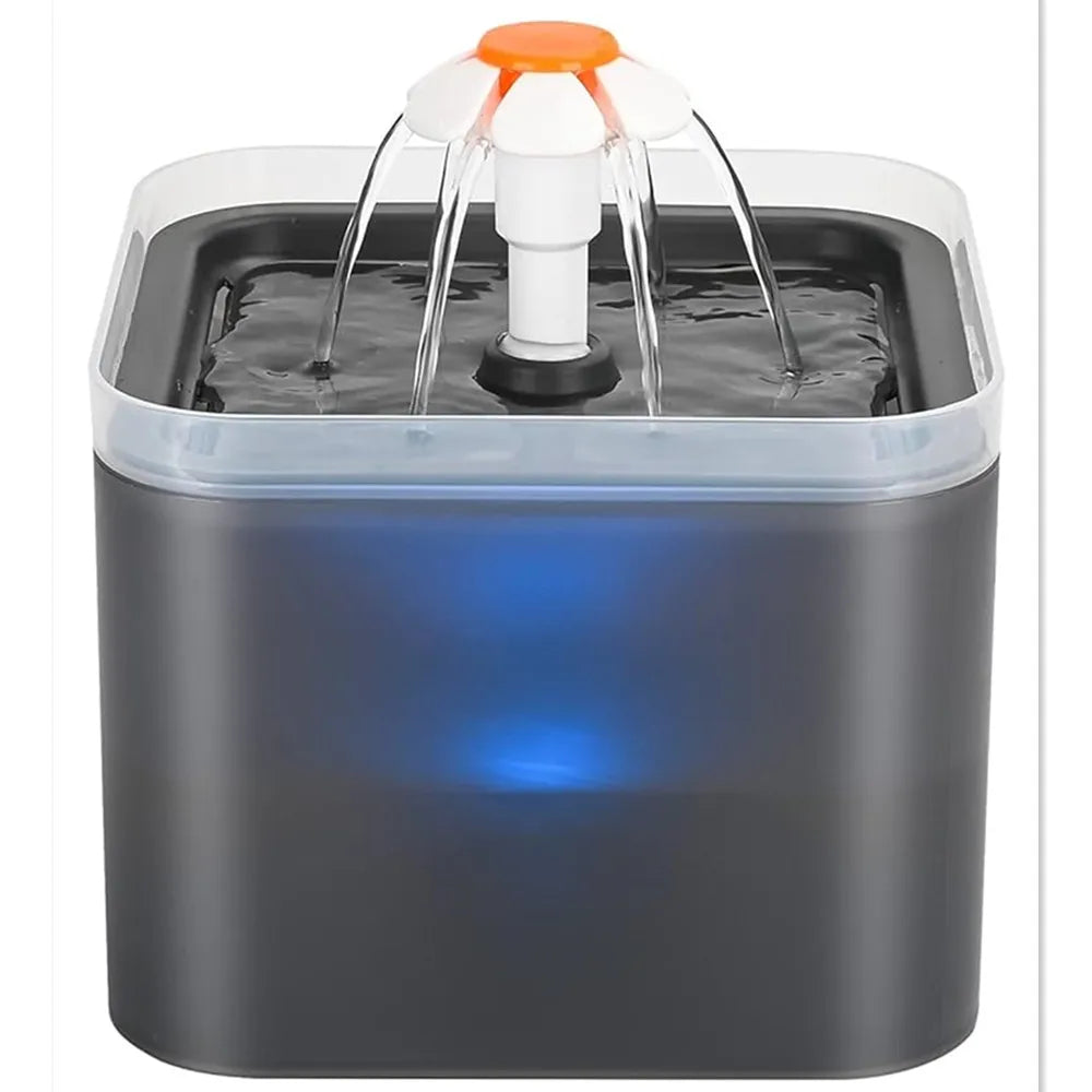 2L Cat Water Fountain – Ultra-Silent Pet Water Dispenser with LED Light