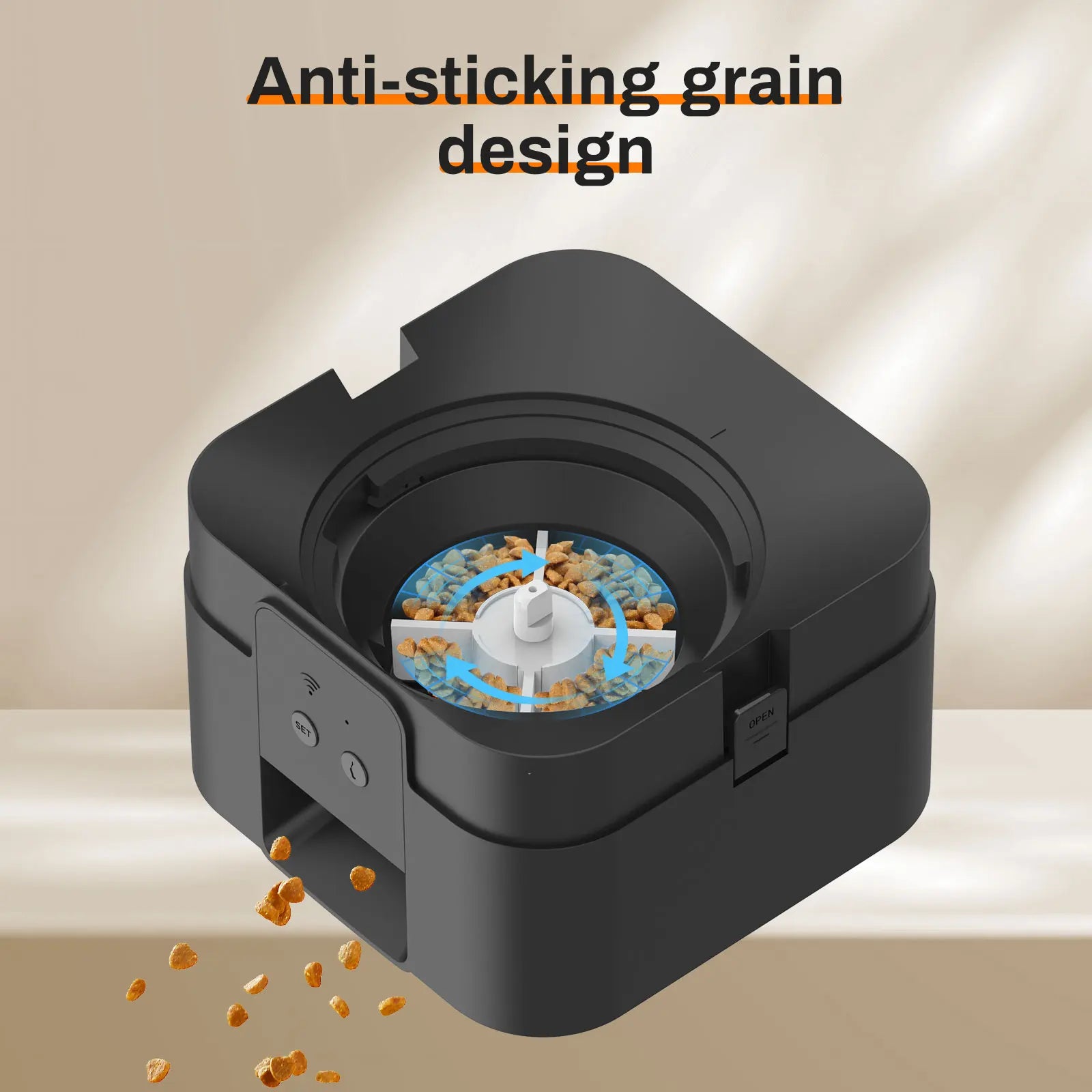 2L Smart Automatic Pet Feeder with WiFi, APP & Camera – Timed Dog & Cat Food Dispenser
