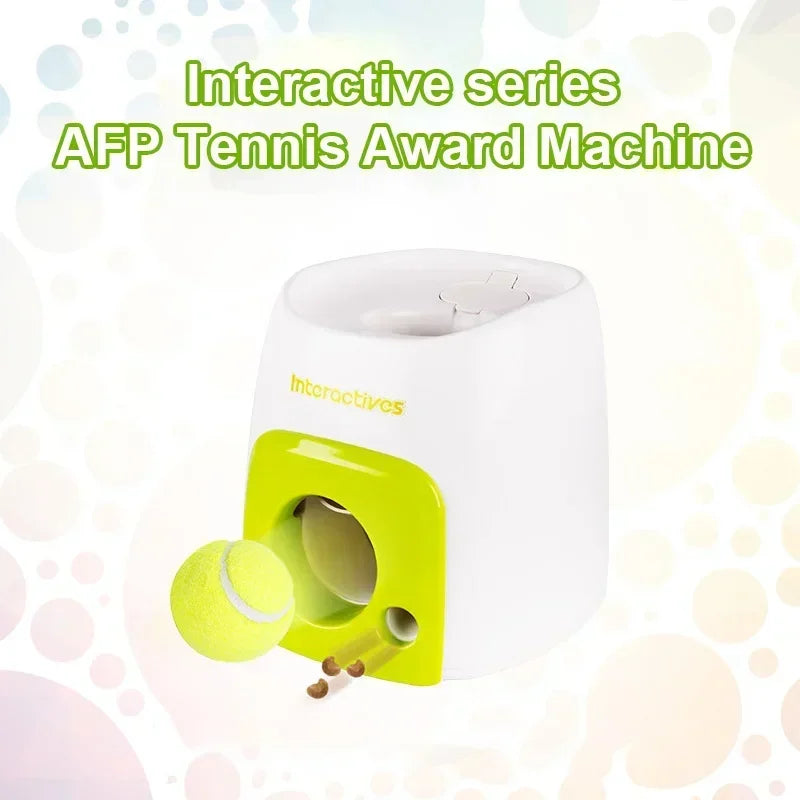 Automatic Tennis Ball Launcher – Interactive Toy & Treat Dispenser for Dogs & Cats