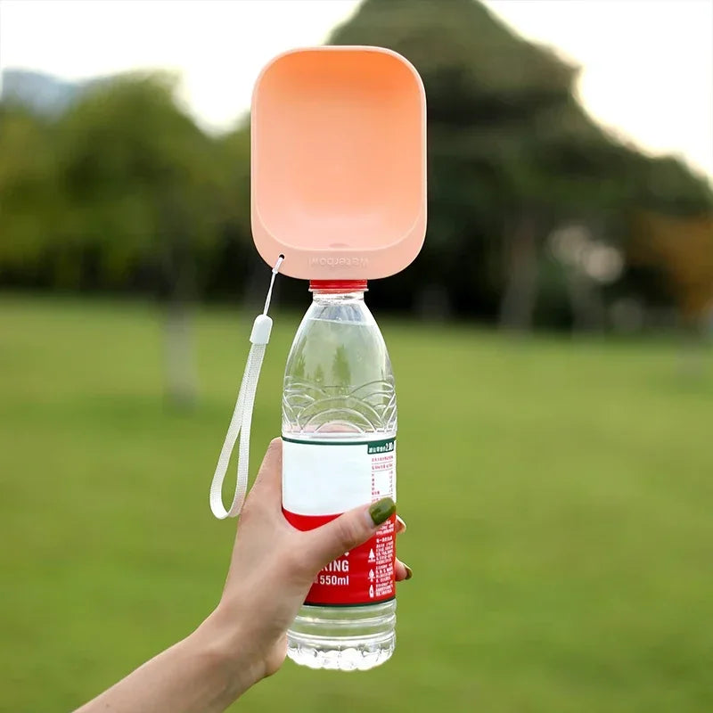 Portable Dog Travel Water Bottle – Outdoor Pet Water Feeder for Dogs & Cats