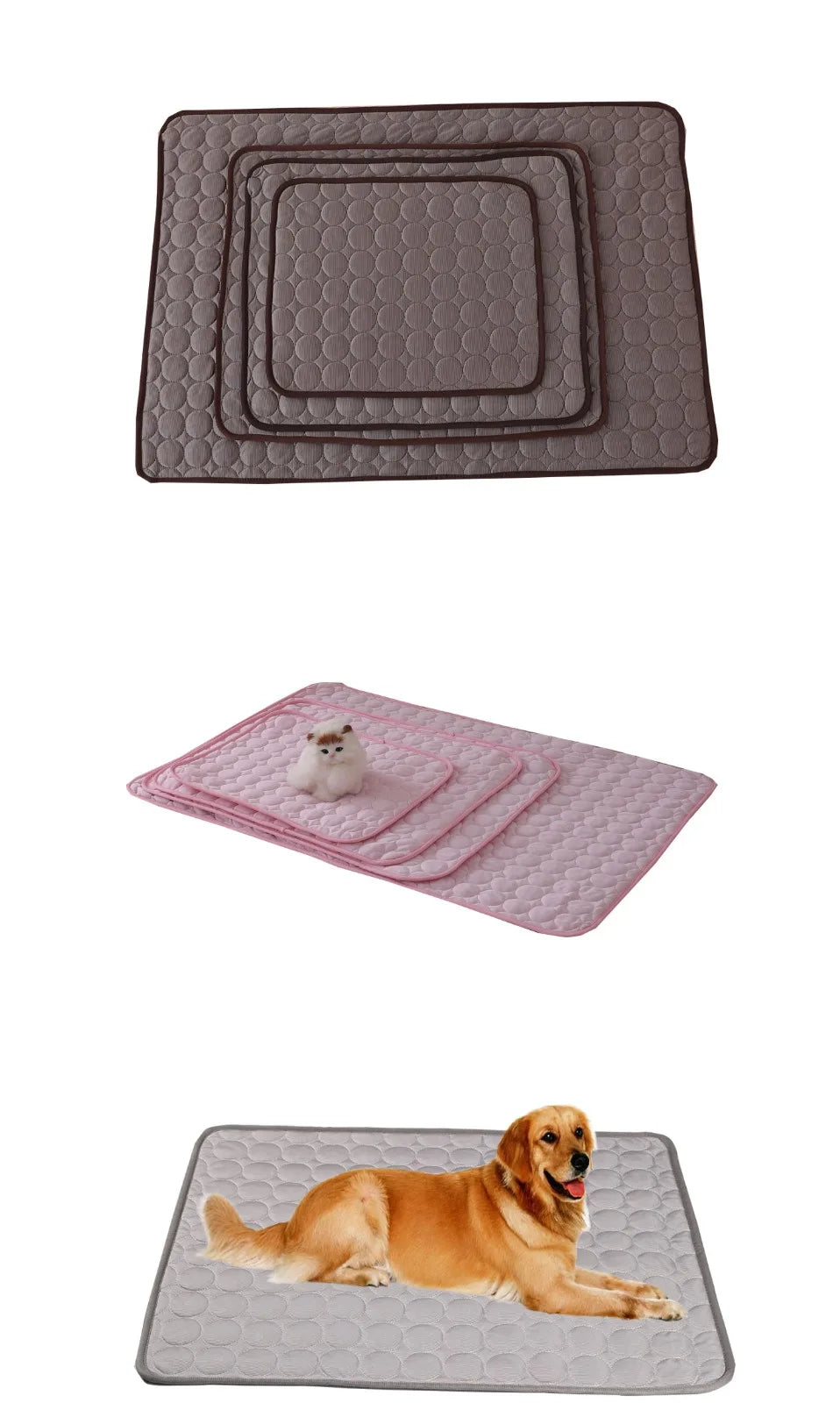 Dog Cooling Mat – Extra Large Summer Pet Cooling Pad for Dogs & Cats, Breathable and Durable Cold Gel Mat for Hot Weather