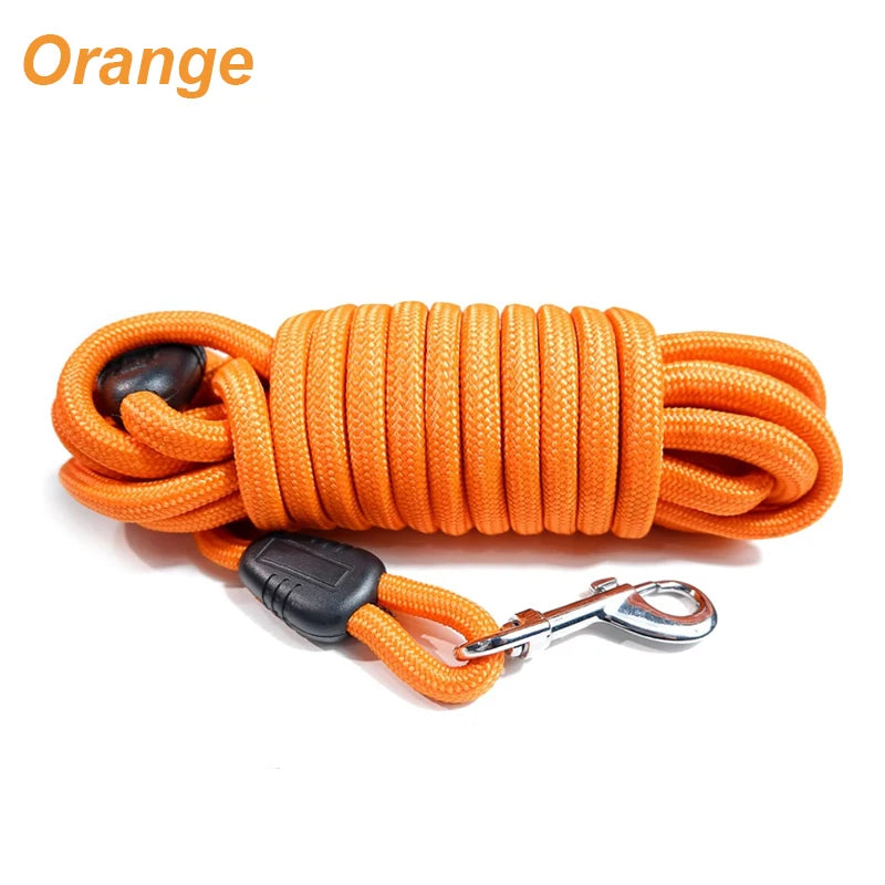 Long Rope Training Dog Leash – 5M / 10M / 15M Heavy-Duty Nylon Recall & Agility Lead for Medium and Large Dogs