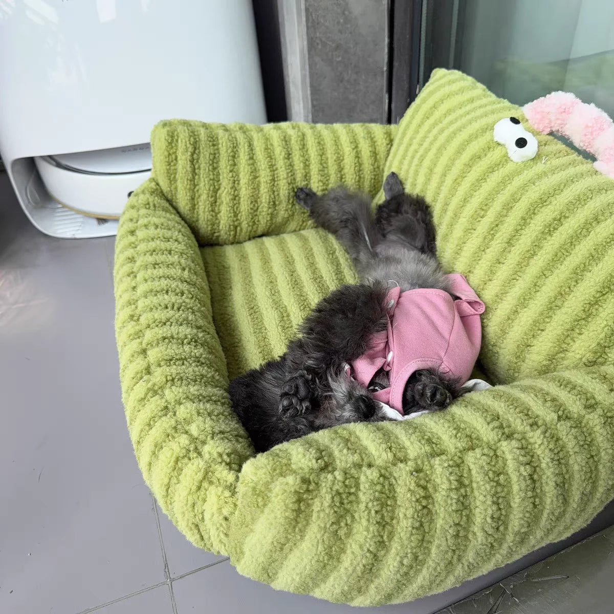 Winter Warm Puppy Sofa Bed – Cozy Cat & Dog Kennel Nest with Cushion Mat
