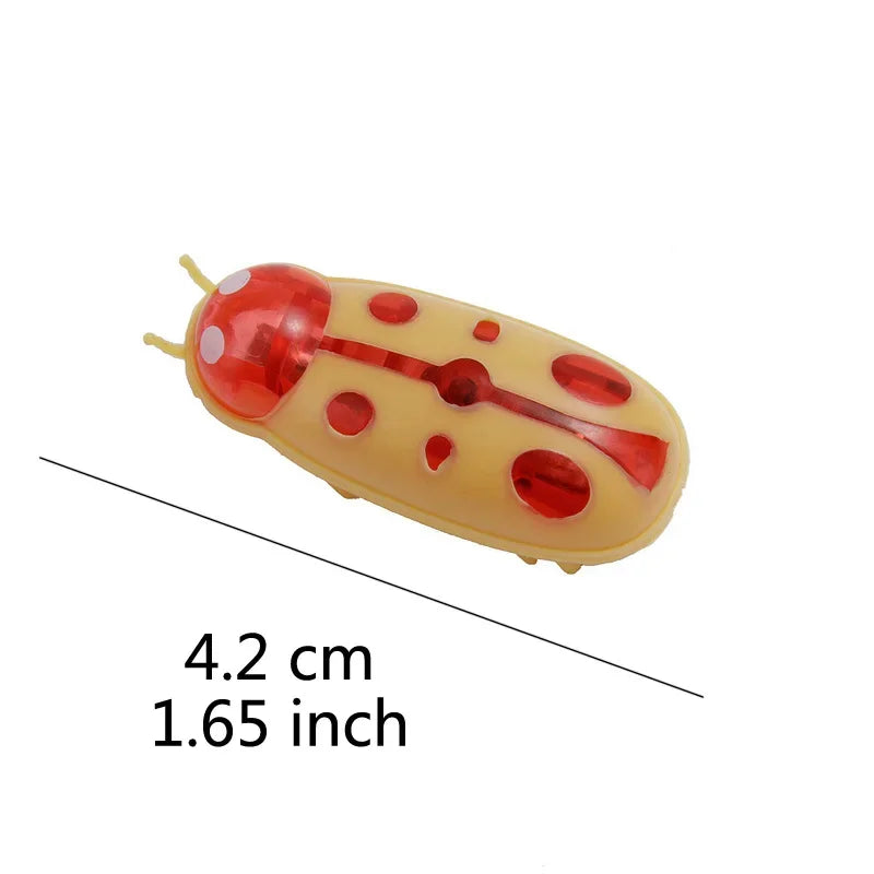 Funny Electric Bugs Catnip Toy – Battery-Operated Mini Robot Insect with Vibration for Cats