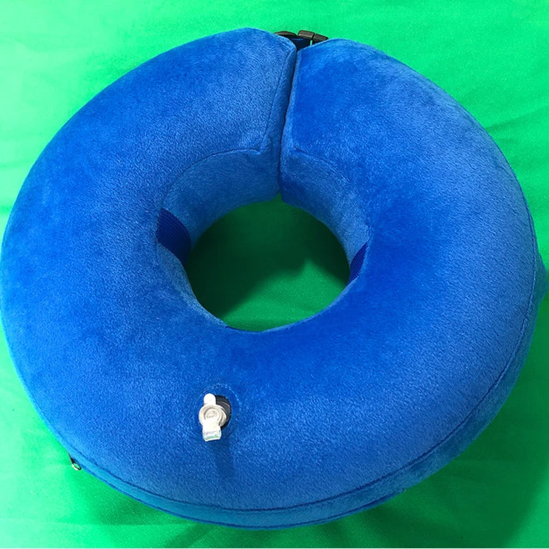 Inflatable Dog & Cat Recovery Collar – Soft Protective Anti-Bite Neck Ring (Elizabethan Style)