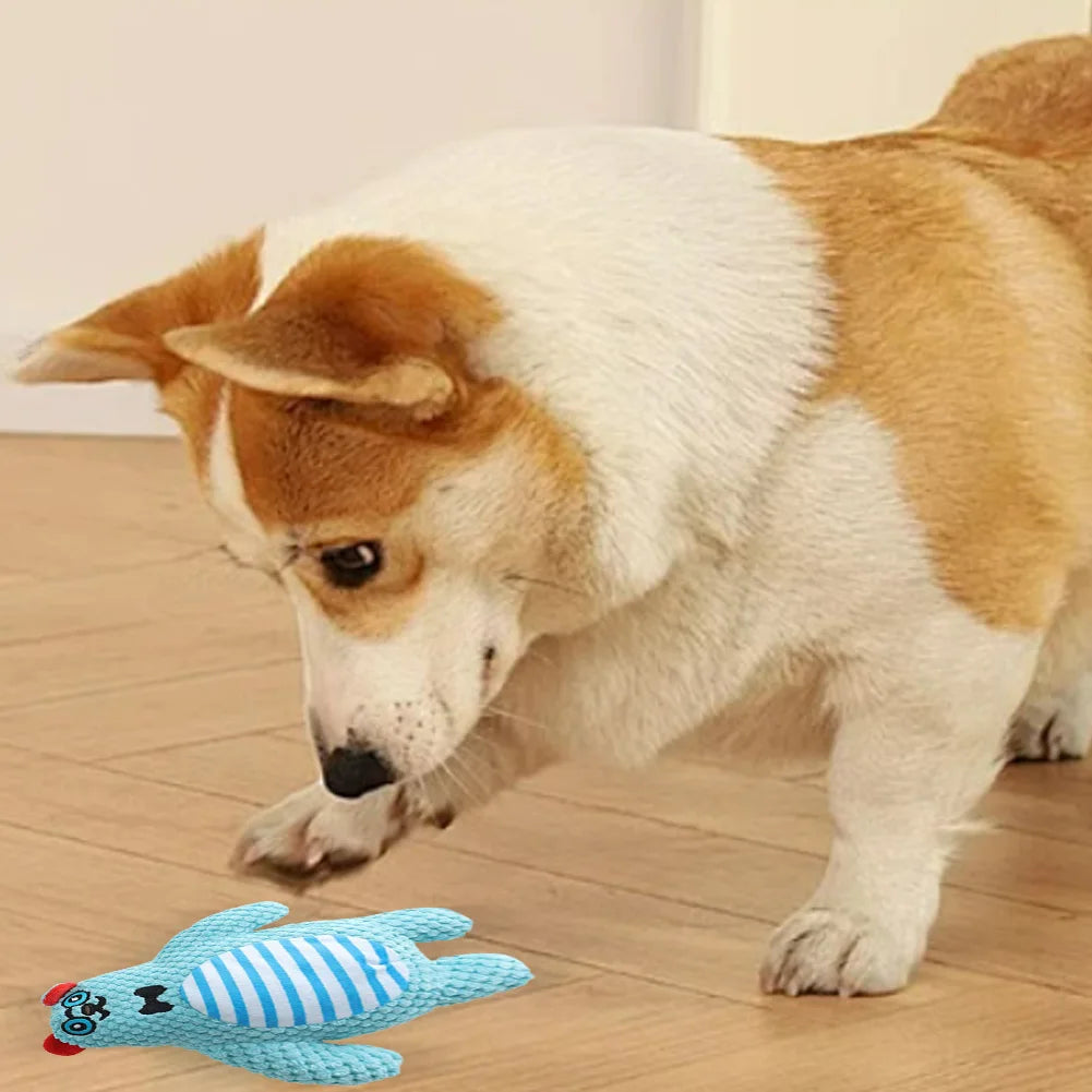 Squeaky Dog Plush Toy – Soft Plush Toy for Small, Medium & Large Dogs | Fun, Durable, and Interactive Puppy Toy