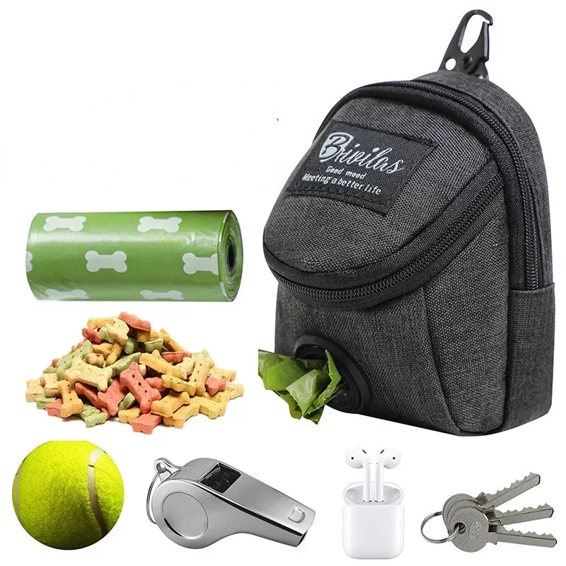 š¾ Multifunction Dog Treat Training Pouch with Poop Bag Dispenser