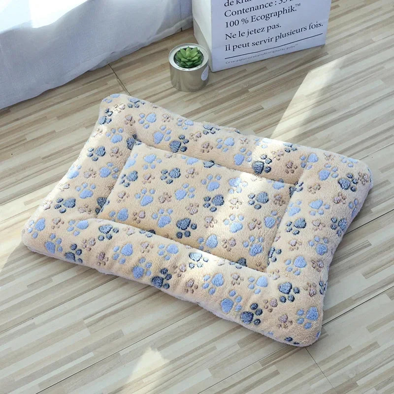 Double-Sided Plush Pet Mat β Reversible Sleeping Bed Cushion for Cats & Small Dogs