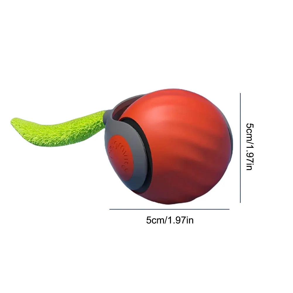Smart Cat Toy Ball – USB Rechargeable Automatic Ball with Replacement Tail, Interactive Cat Toy for Indoor Exercise & Play