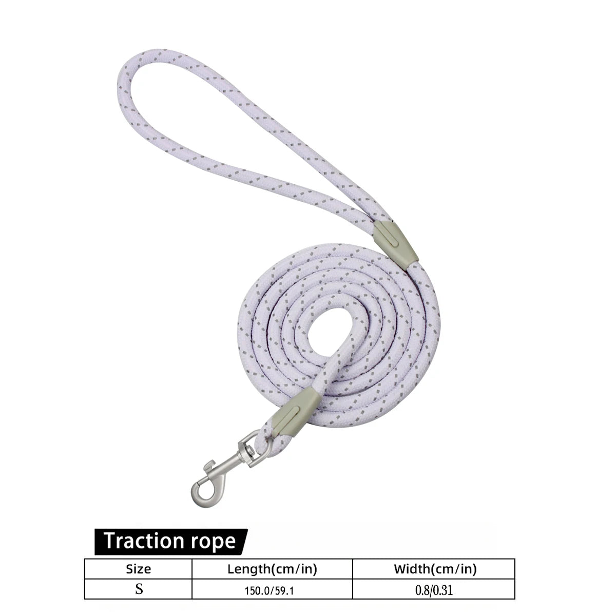 2-in-1 Classic Dog Collar and Leash Set – Adjustable Black Mesh P Rope Nylon Training Harness with Slip Strap