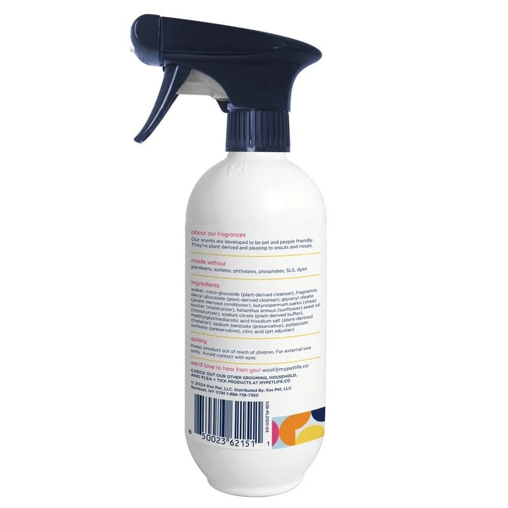 Deep Clean Dog Shampoo & Spray – Vanilla Ginger 16oz, Waterless Foaming Pet Bath with Moisturizing Formula