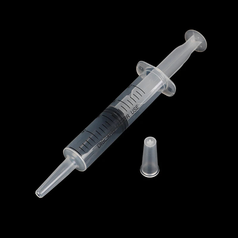Reusable Plastic Syringe (Without Needle) – 20ml for Pet Feeding, Hydroponics, Nutrients, and Liquid Measurement