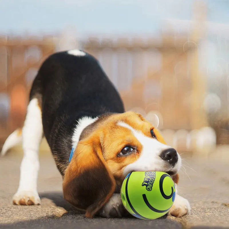 Wobble Wag Giggle Ball – Interactive Dog Toy with Fun Giggle Sounds