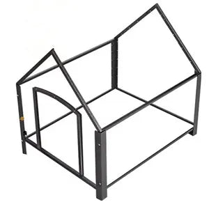 100% Insulated Outdoor Dog House – Winter Dog Kennel with Waterproof Liner & Sturdy Metal Frame