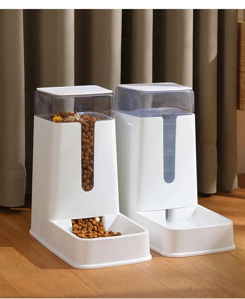 3.5L Automatic Pet Food Feeder – Large Capacity Gravity Dispenser for Cats & Dogs