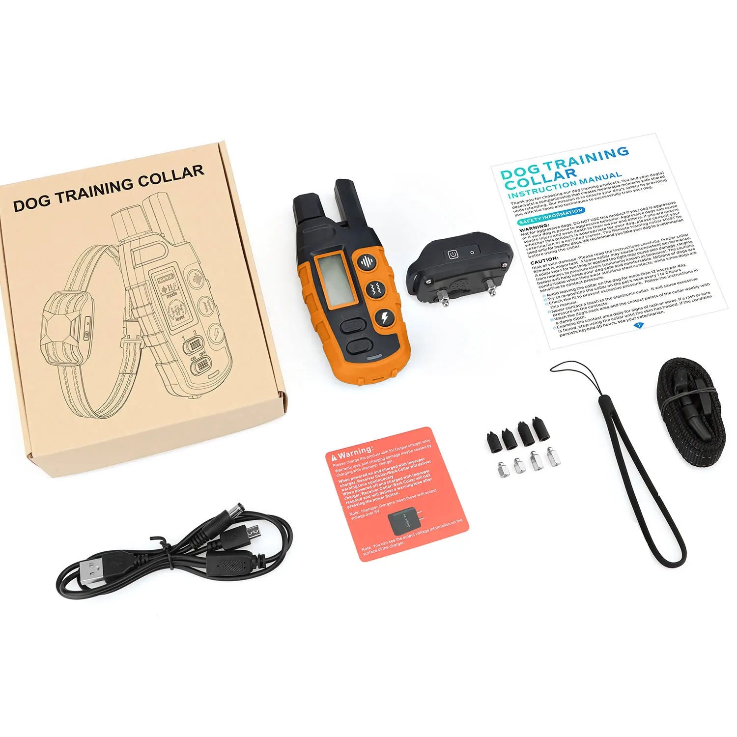 3300Ft Electric Dog Training Collar with Remote – Waterproof Shock & Vibration Behavior Trainer for Dogs 5–120 lbs