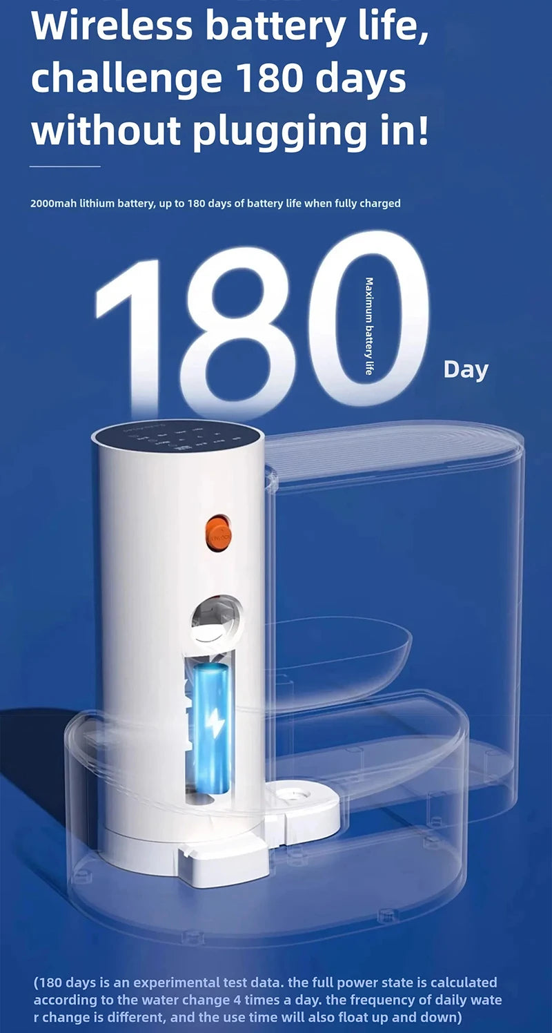Smart Rechargeable Cat Water Fountain – Automatic Running Water Dispenser for Cats & Dogs