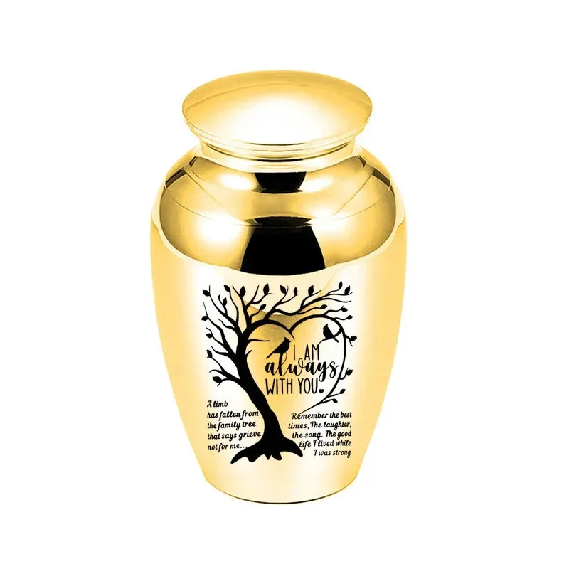 Tree of Life Pet Cremation Jar – Decorative Ashes Keepsake Box for Dogs, Cats & Small Pets