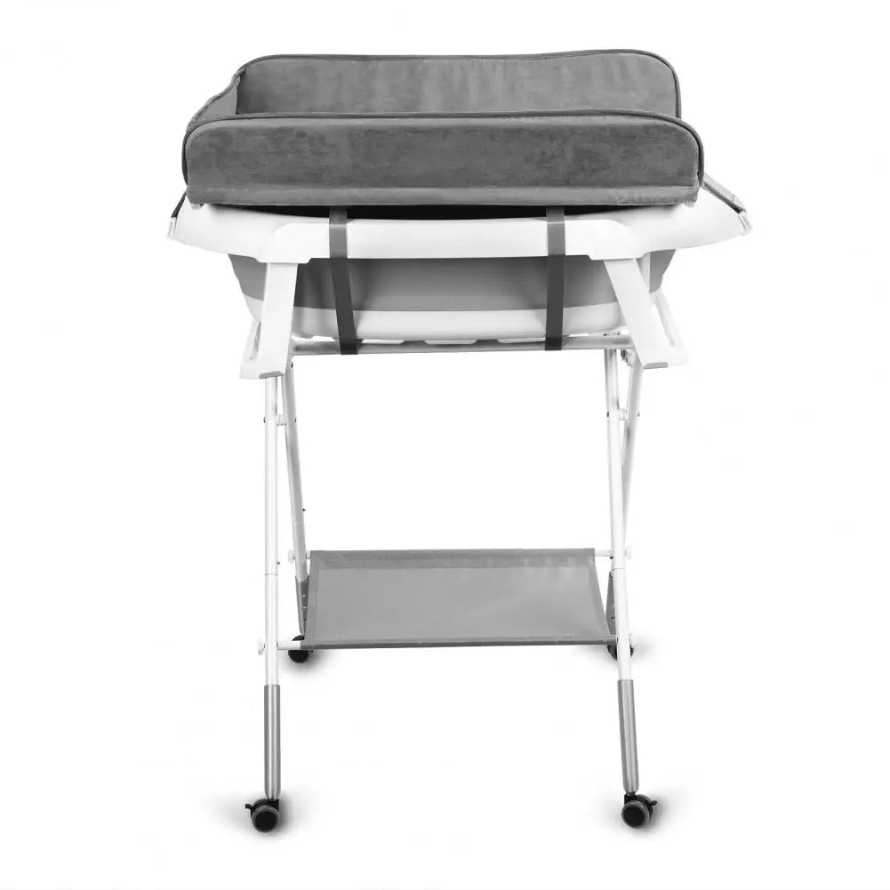 2-in-1 Foldable Dog Bathtub & Grooming Station – Portable Pet Washing Tub