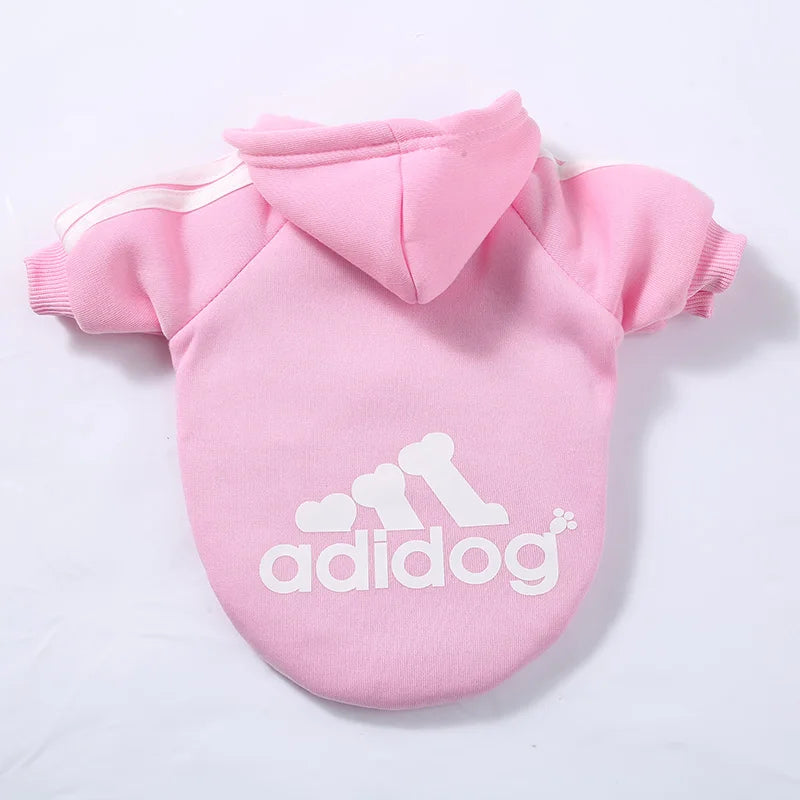Adidog Dog Hoodie – Cotton Hooded Sweatshirt for Small to Large Dogs (XS–5XL)