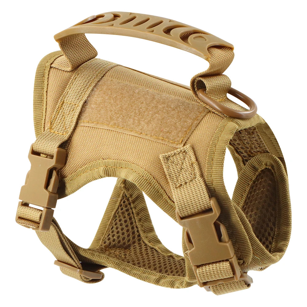 Tactical Cat & Puppy Harness with Leash – Adjustable, Durable, and Built for Adventure