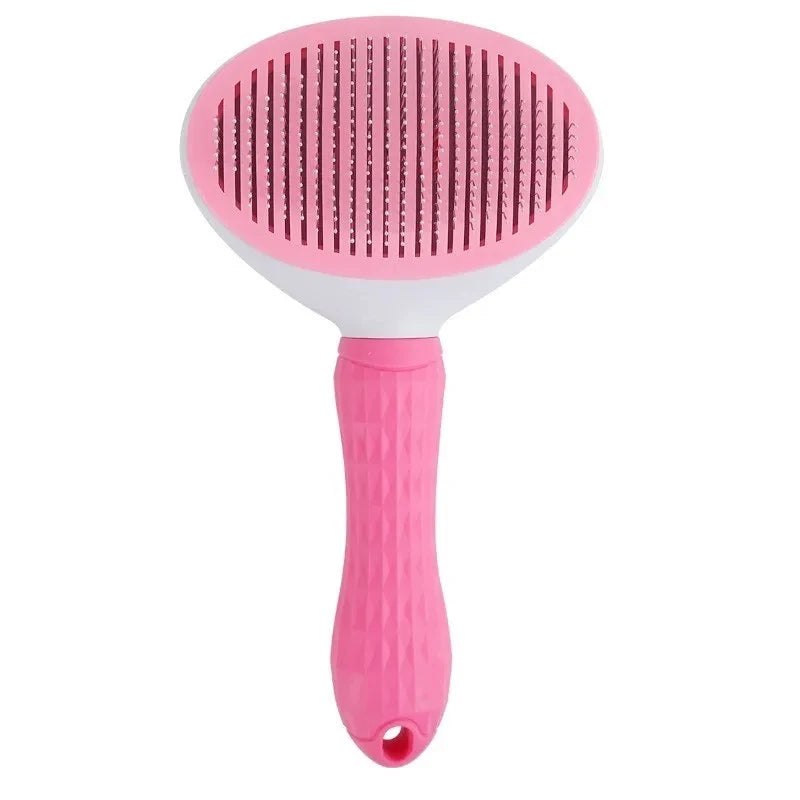 Self-Cleaning Pet Grooming Brush – Hair Remover & Dematting Tool for Dogs and Cats
