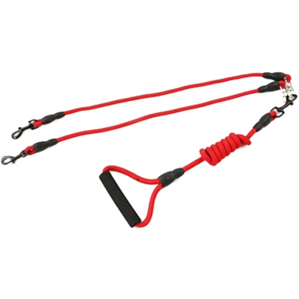 2/3/4 Way Dog Leash with Foam Handle – Durable 120cm Nylon Detachable Multi-Dog Leash for Walking & Training