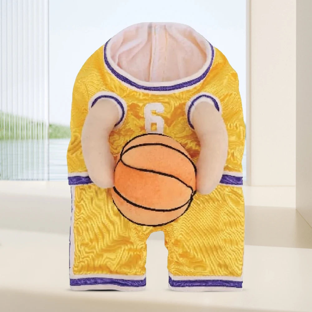 Dog Basketball Player Costume – Funny Sports Outfit with Ball for Halloween & Christmas