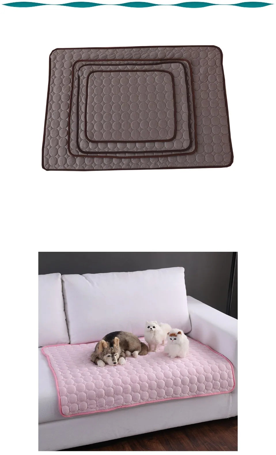 Dog Cooling Mat – Extra Large Summer Pet Cooling Pad for Dogs & Cats, Breathable and Durable Cold Gel Mat for Hot Weather