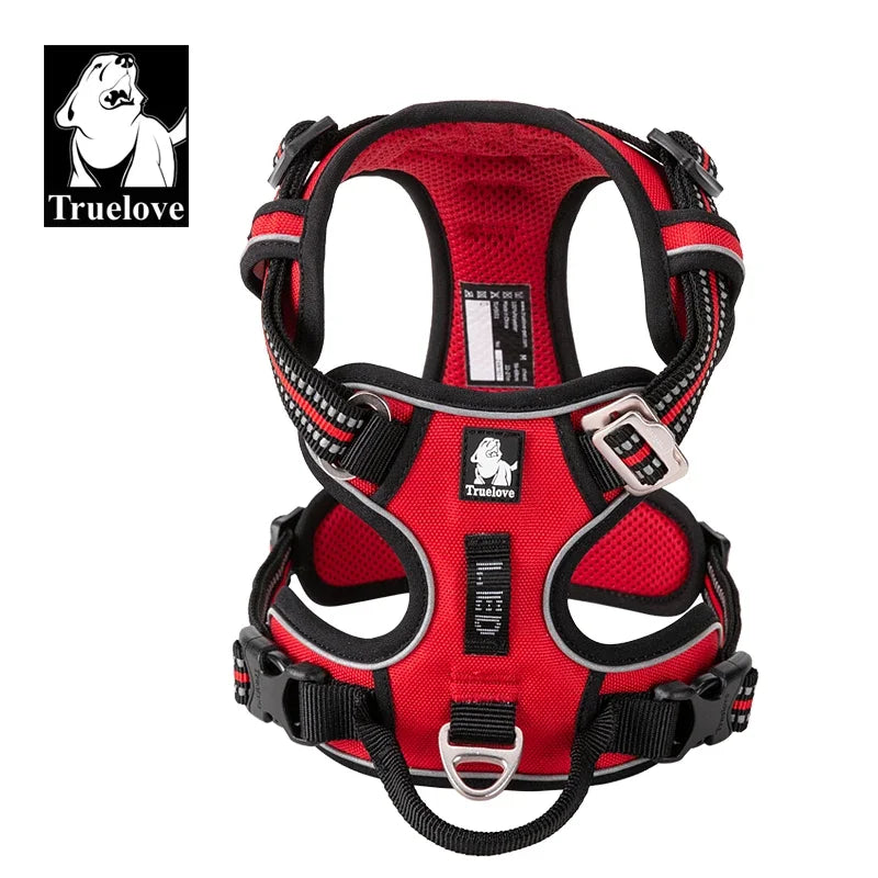 Truelove Reflective No-Pull Dog Harness – Adjustable Safety Vest for Medium & Large Dogs