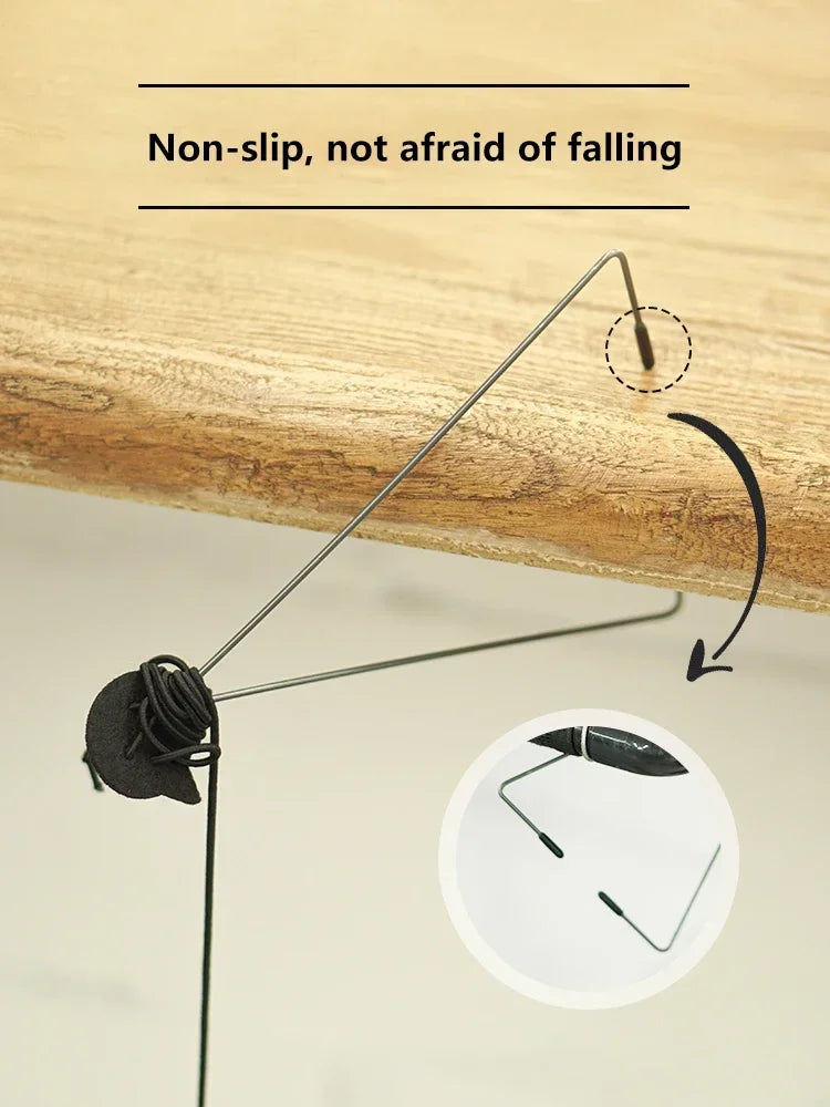 Hanging Simulation Mouse Cat Toy – Retractable Door Teaser with Scratch Rope