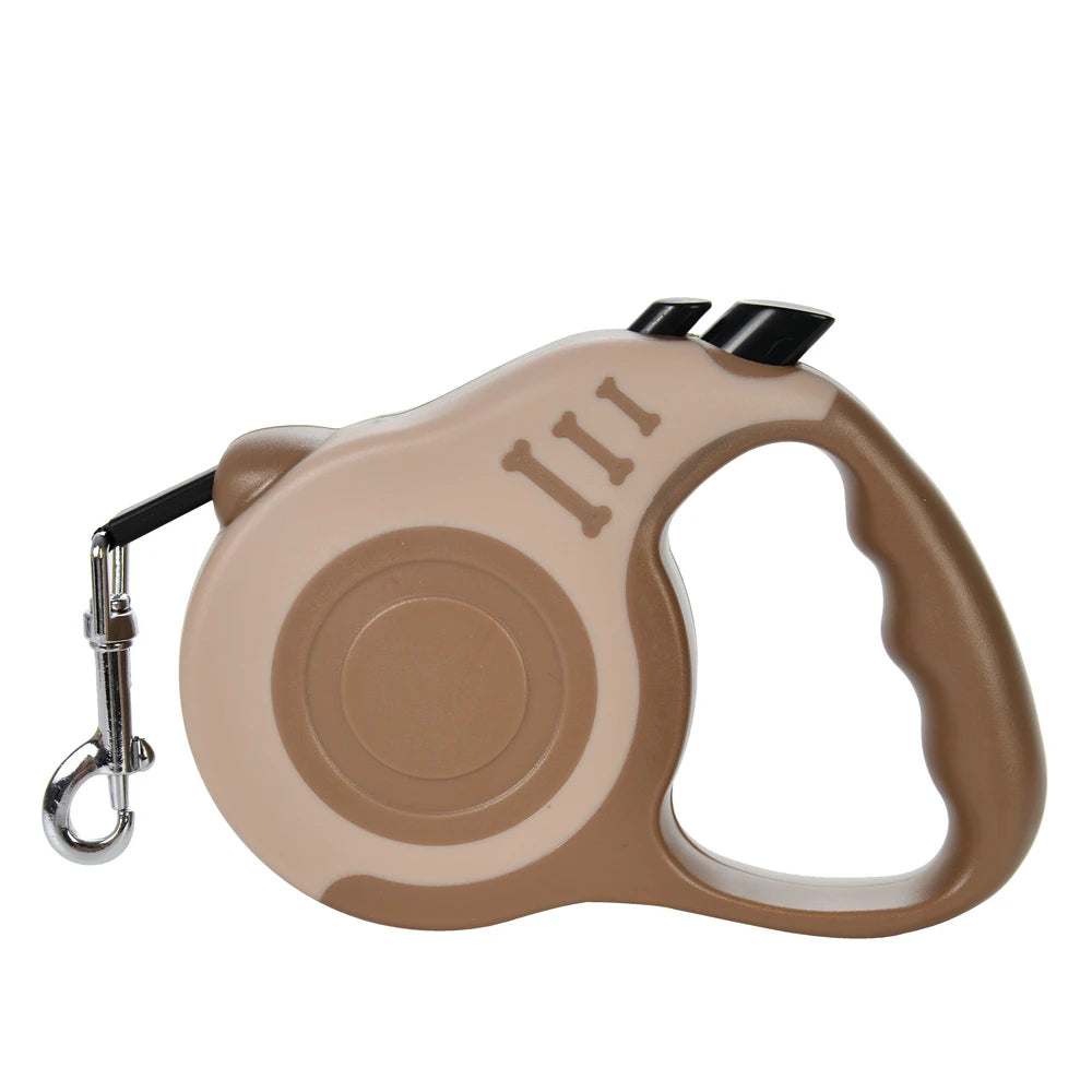 3m/5m Retractable Dog Leash – Strong Nylon Automatic Lead for Small, Medium & Large Dogs Cats
