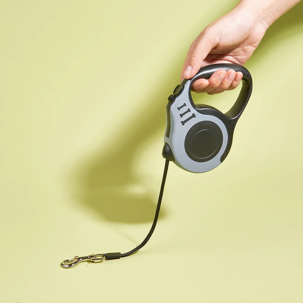 3m/5m Retractable Dog Leash – Strong Nylon Automatic Lead for Small, Medium & Large Dogs Cats