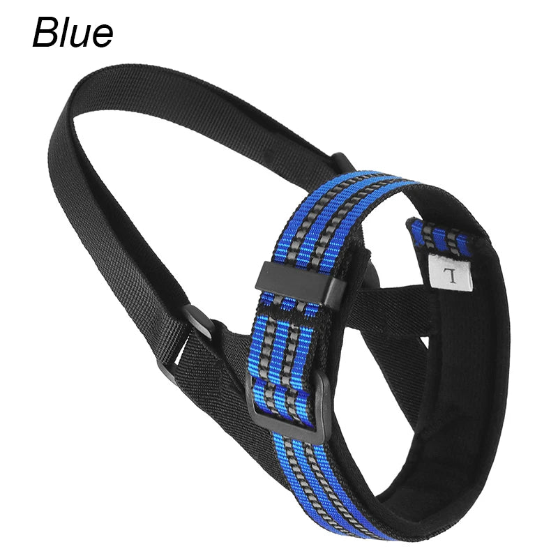 Reflective Tactical Dog Muzzle – Anti-Bark & Training Mouth Cover for Medium and Large Dogs