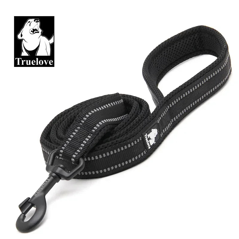 Truelove Reflective Pet Leash – Soft Padded Nylon Lead for Dogs & Cats (200cm)