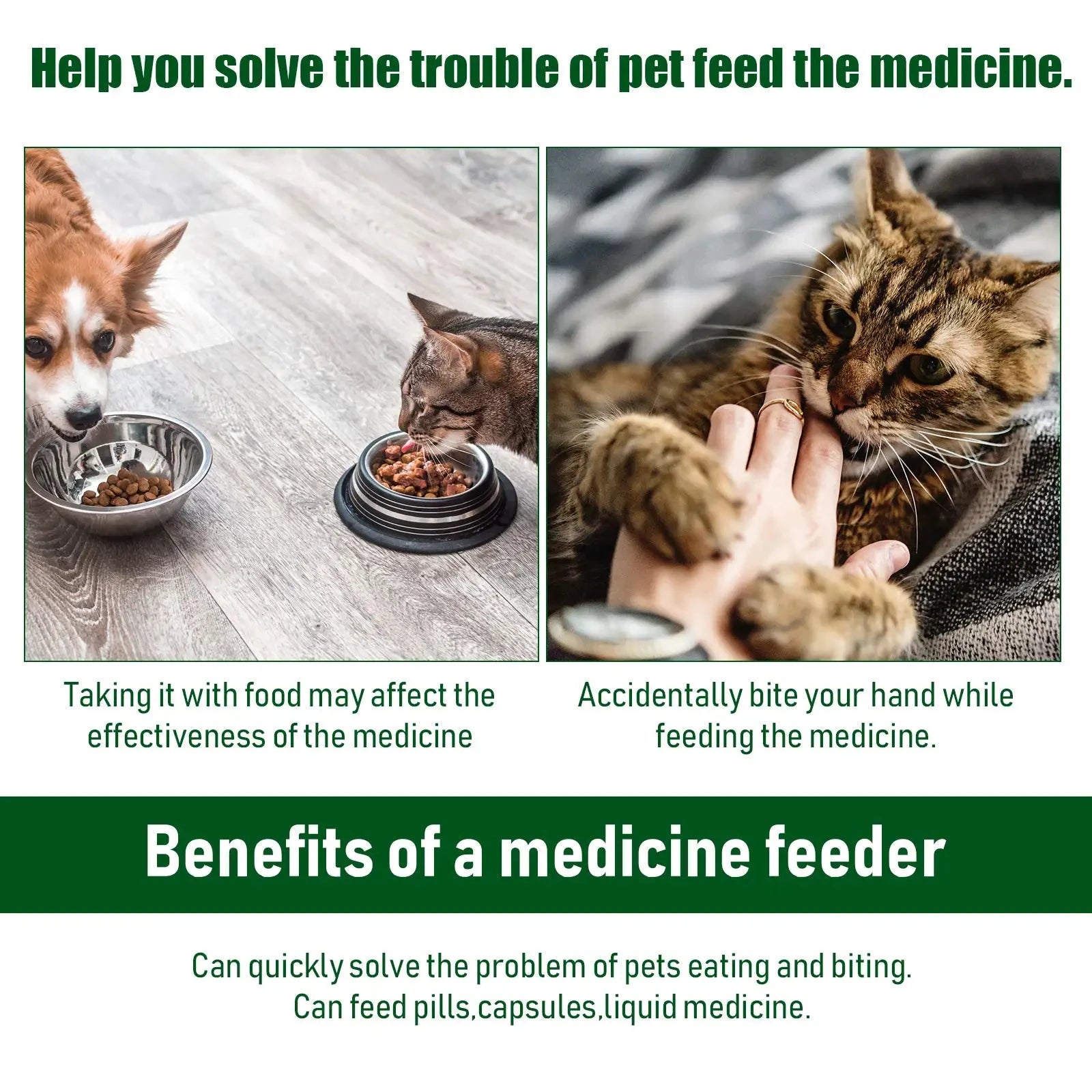 Pet Medication Dispenser – Pill Feeding Stick for Cats & Dogs