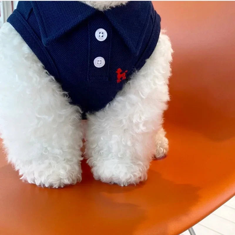 ๐ถ Summer Polo Shirt for Dogs โ Lightweight, Stylish Cooling Shirt for Small & Medium Breeds