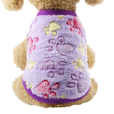 Soft Fleece Winter Dog Coat – Warm Jacket for Small & Medium Dogs and Cats