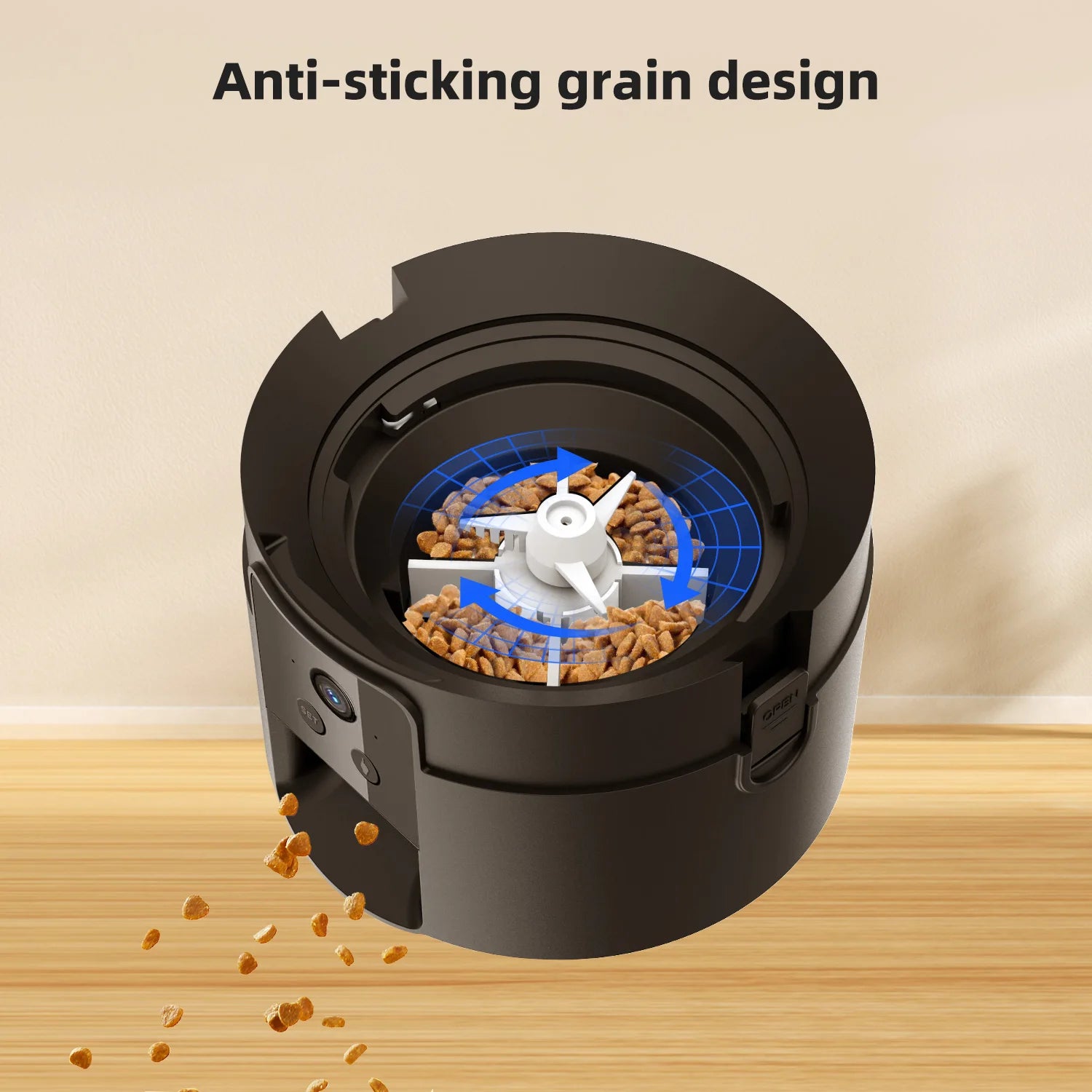 2L Smart Automatic Pet Feeder with WiFi, APP & Camera – Timed Dog & Cat Food Dispenser