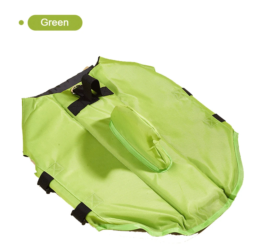 Shark Dog Life Jacket – Enhanced Buoyancy Safety Vest with Handle for Small, Medium & Large Dogs