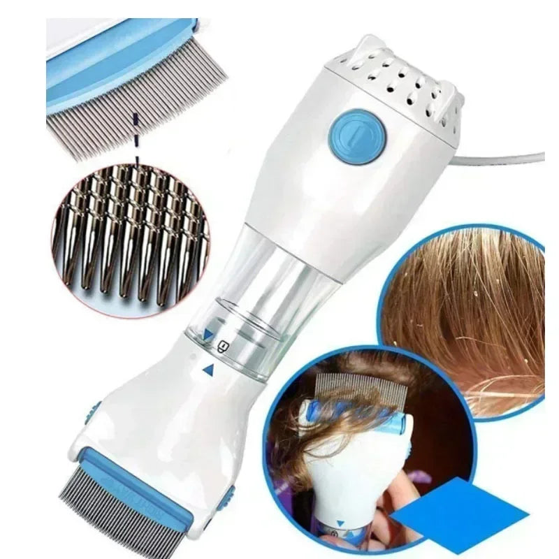 Pet Electric Lice Grabber Comb – Multifunctional Flea & Lice Removal Tool for Dogs & Cats | Safe Physical Pest Killer & Hair Cleaner