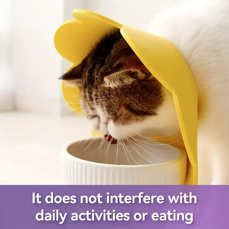 Pet Recovery Cone Collar – Anti-Bite, Anti-Lick Protective Neck Cone for Cats & Dogs